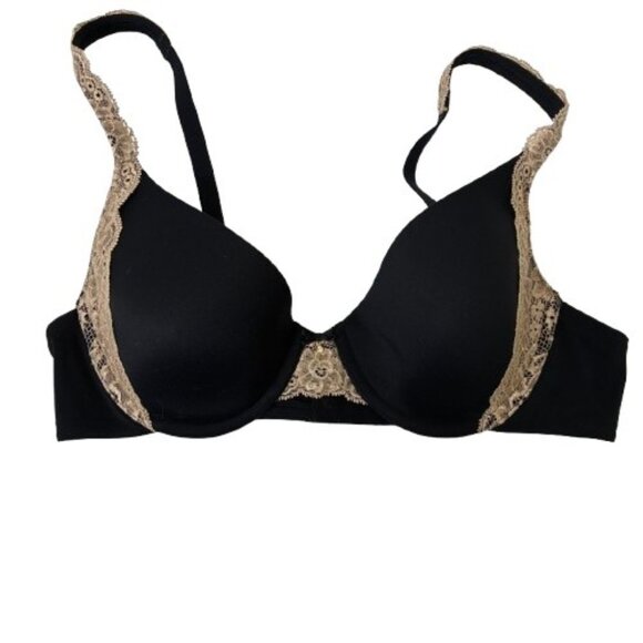 Soma Embraceable Demi Lace Trim Bra Size 36B Lightly Lined Underwire - Picture 1 of 7